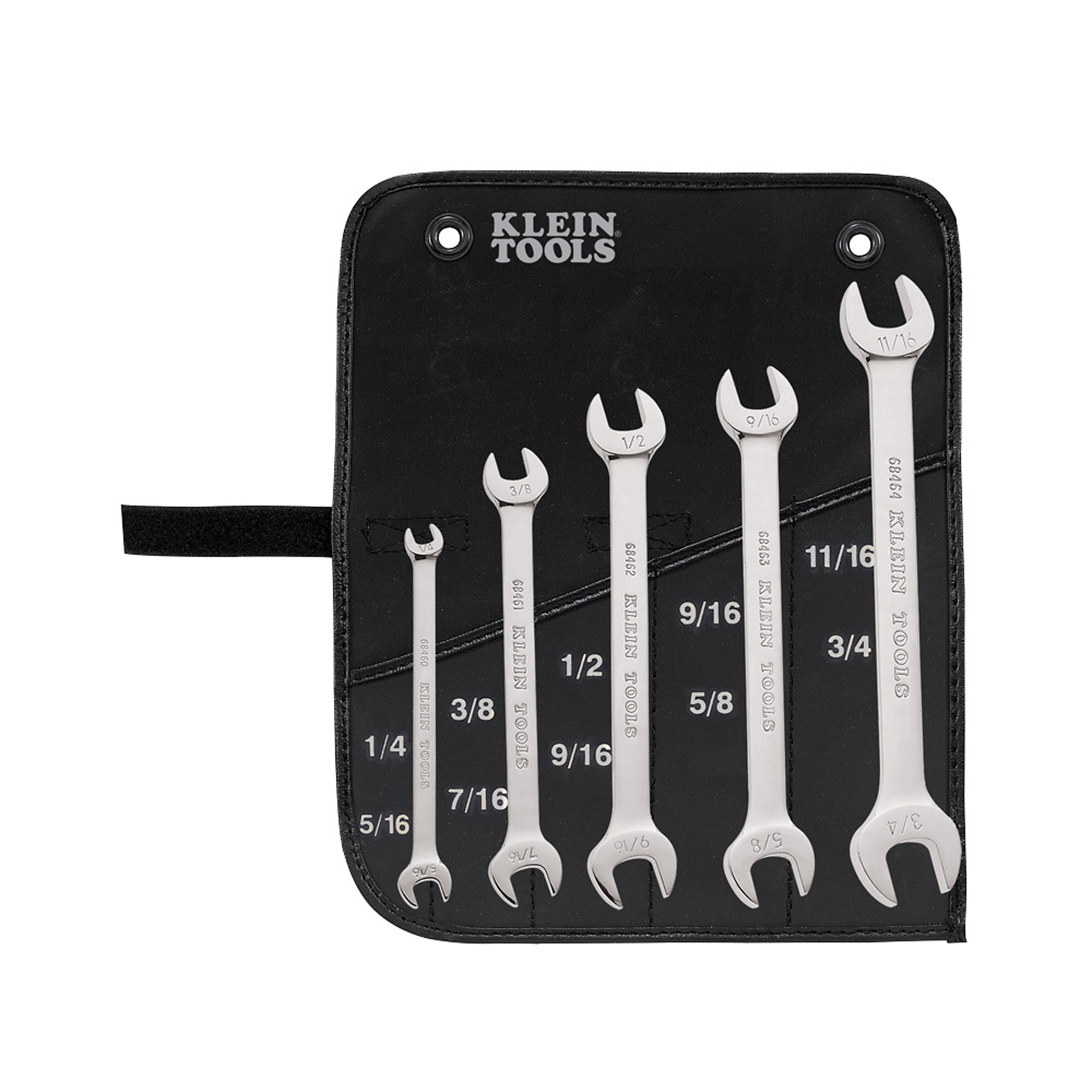 Klein Tools, Open-End Wrench Set, 5-Piece, Model# 68450